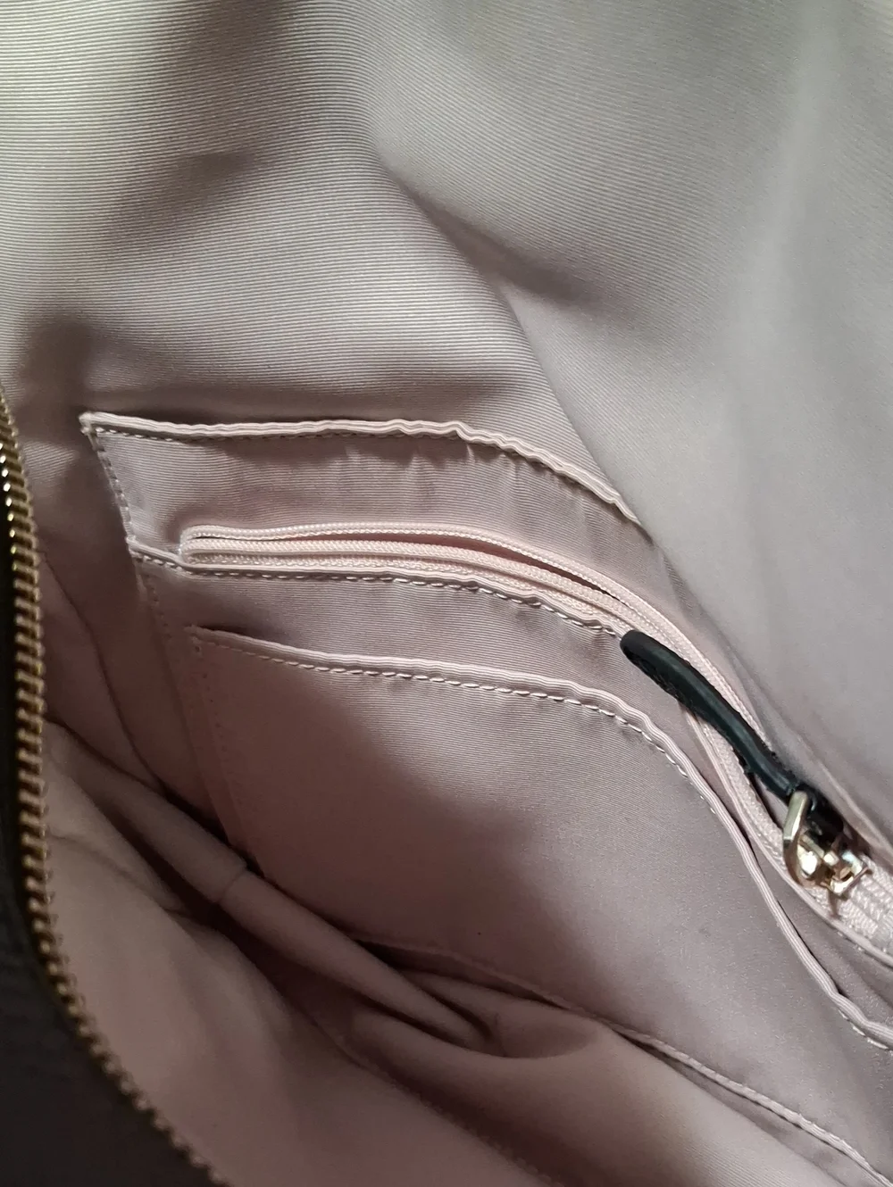 kate spade black pebbled leather backpack with gold hardware